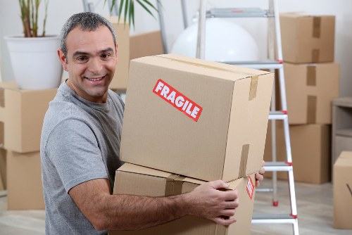 Removal van hire vehicle ready for a household move