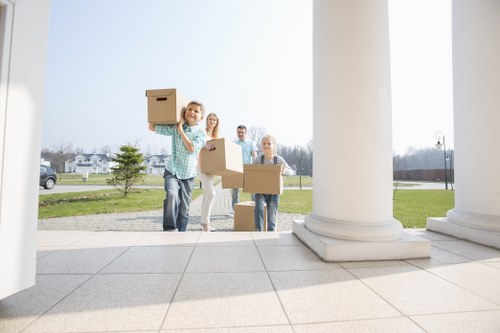 Removal van hire team preparing safely with insurance and equipment