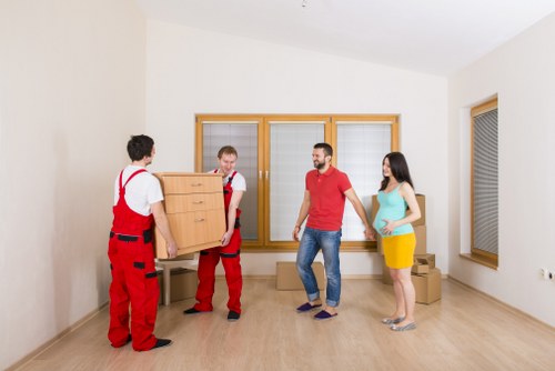 Safe and professional removal van hire service with protective measures