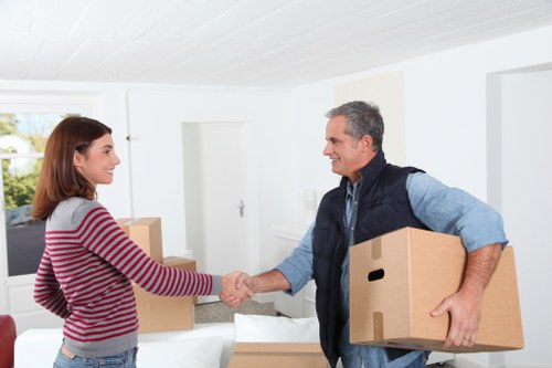 Commercial delivery and furniture transport with a local van