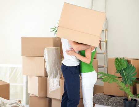 Loading furniture and boxes for a local house move