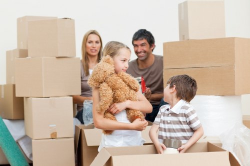 Furniture and boxes being transported with man and van hire